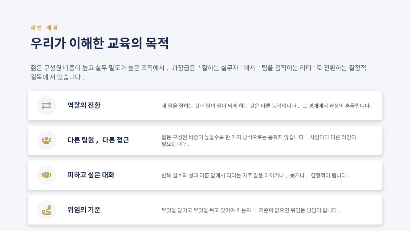 우리가 이해한 교육의 목적